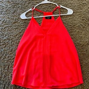 Vici Strappy Flowy Poppy Red Tank